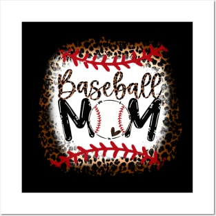 Baseball Mom Leopard   Baseball Mom Posters and Art